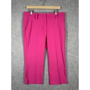 Nike Tour‎ Performance Dri-Fit Hot Pink Golf Pants Womens Size 8